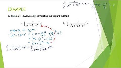 CHAPTER 1 1 4 INTEGRATION OF RATIONAL FUNCTIONS   Part 2