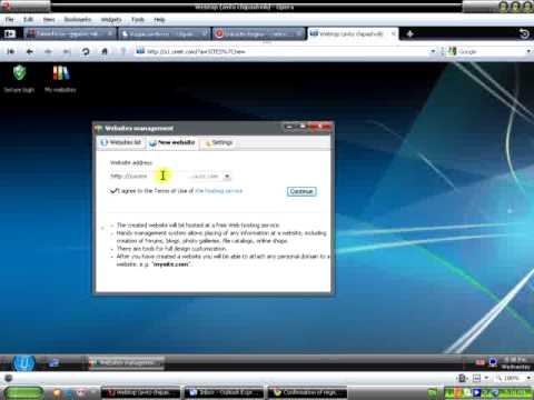 ucoz ზე საიტის შექმნა