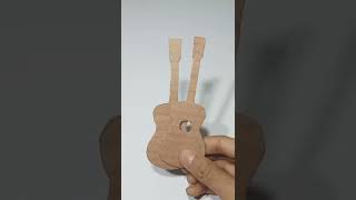 How to make mini guitar #shorts #youtubeshorts