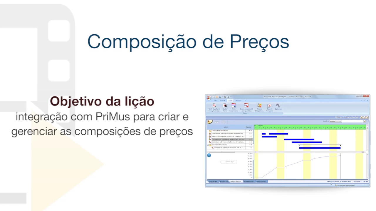 Vídeo Tutorial de PriMus KRONO - Composição de Preços - ACCA software ...