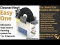 CleanerVinyl EasyOne: Entry Level Ultrasonic Vinyl Record Cleaning System