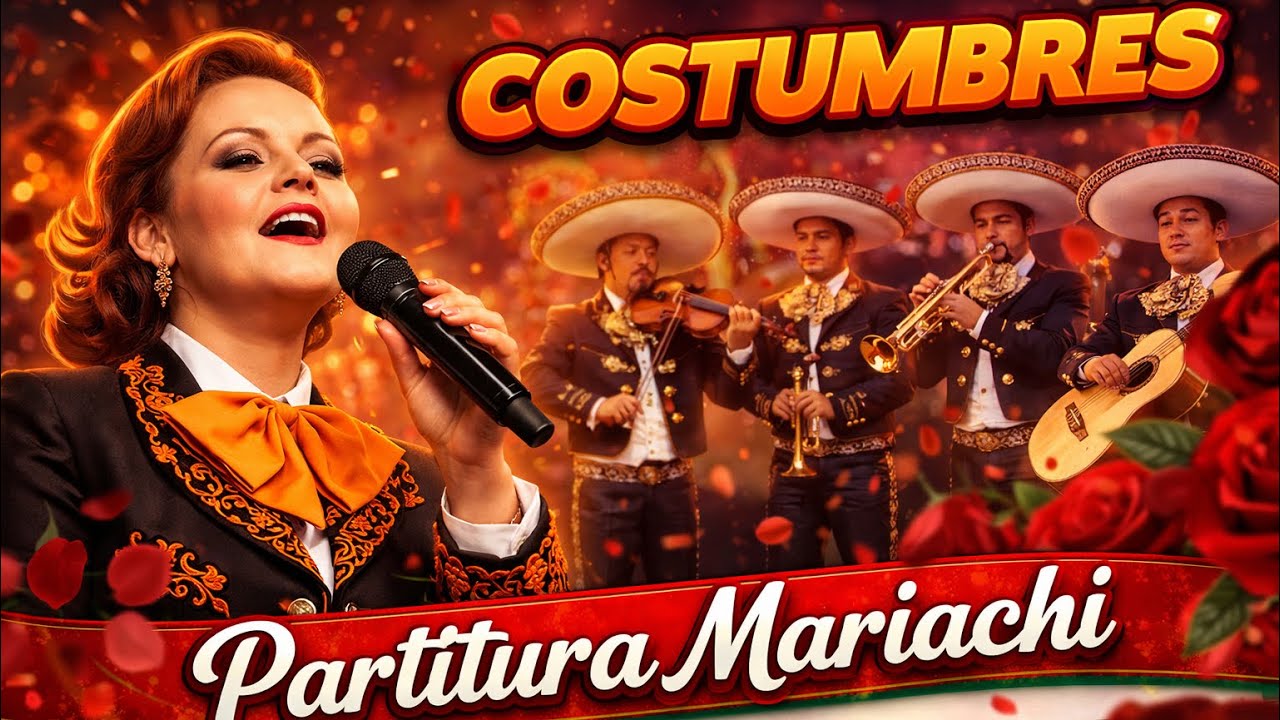 COSTUMBRES | Partitura Mariachi #RocioDurcal