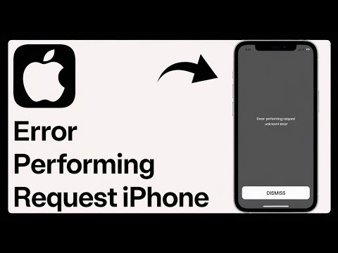 How to FIX “Error Performing Request Unknown Error” on iPhone