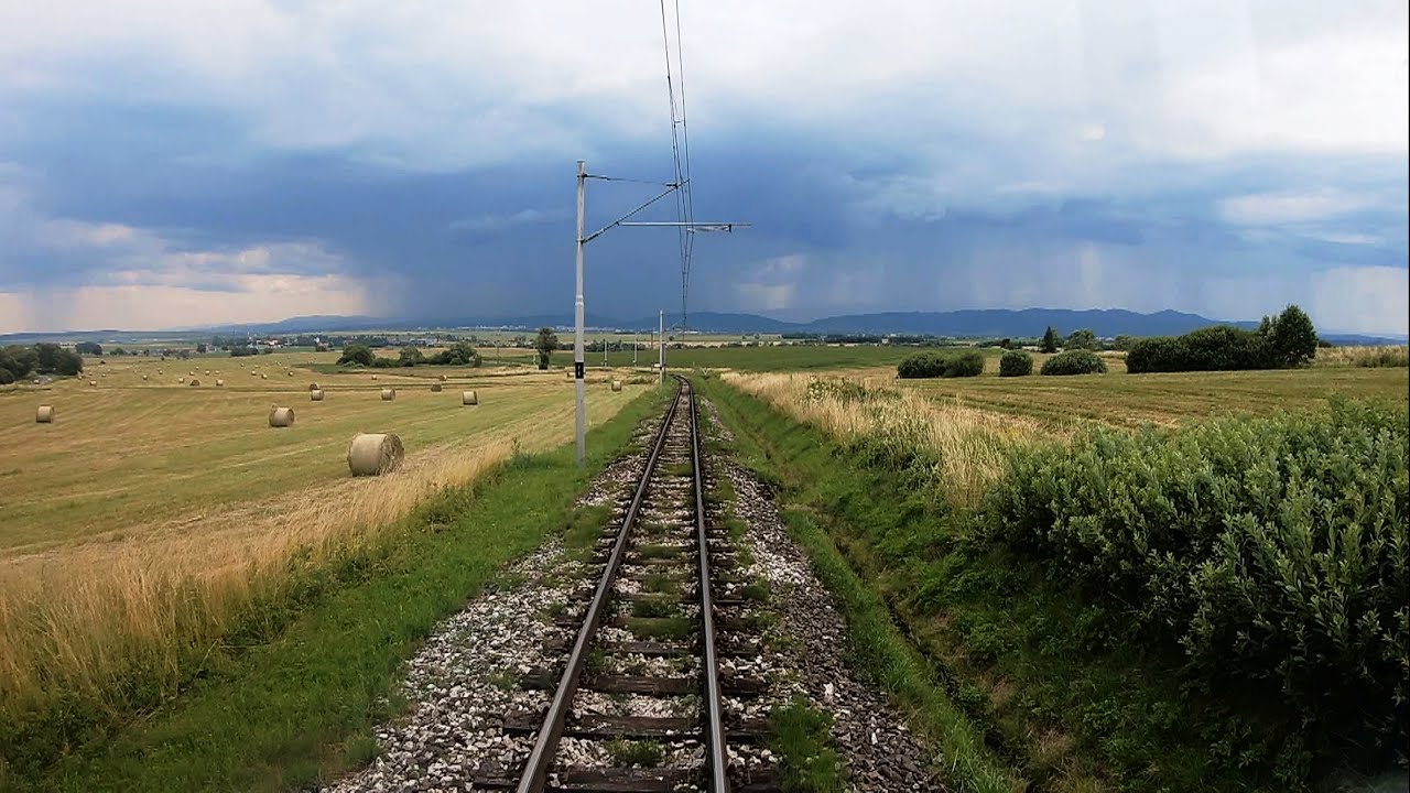 Driver's Eye View  Starý Smokovec to Poprad-Tatry (Slovakia)