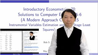 Solutions to Computer Exercises 5-6 (Chapter 15 IV Estimation and 2SLS) A Modern Approach 7th Net Worth
