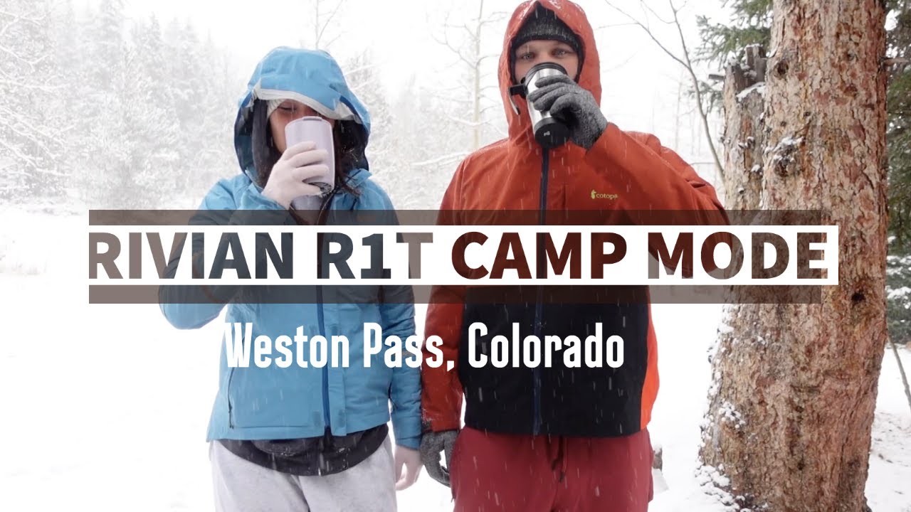 Rivian R1T 'CAMP MODE' Weston Pass Colorado VLOG