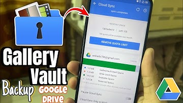 Gallery Vault Backup With Google Drive Online 2024 // Gallery Vault Online Backup Problem Solved