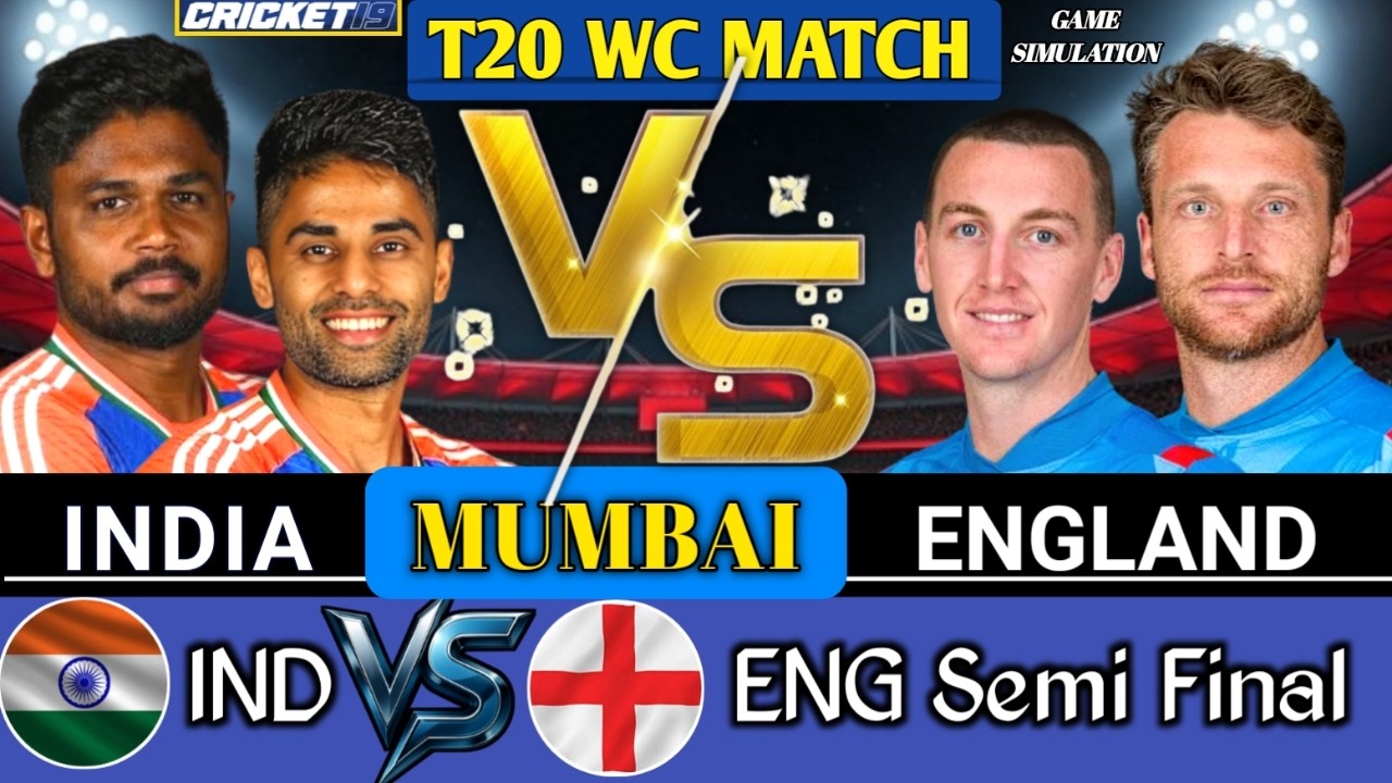 India Vs England Semi Finals Match Score & Commentary | IND Vs ENG T20 ...