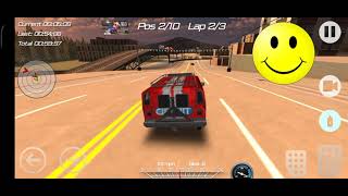Carrera de coches Hummer por circuito urbano. Juego de coches Demolition Derby 2 screenshot 4