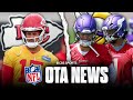 Patrick Mahomes returns to practice field, J.J. McCarthy vs Kyler Murray | NFL OTA News