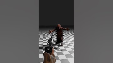 NO PYTHON! Dynamic Bullet Holes & Gore System in UPBGE   #indiedev #blender #gamedevblog