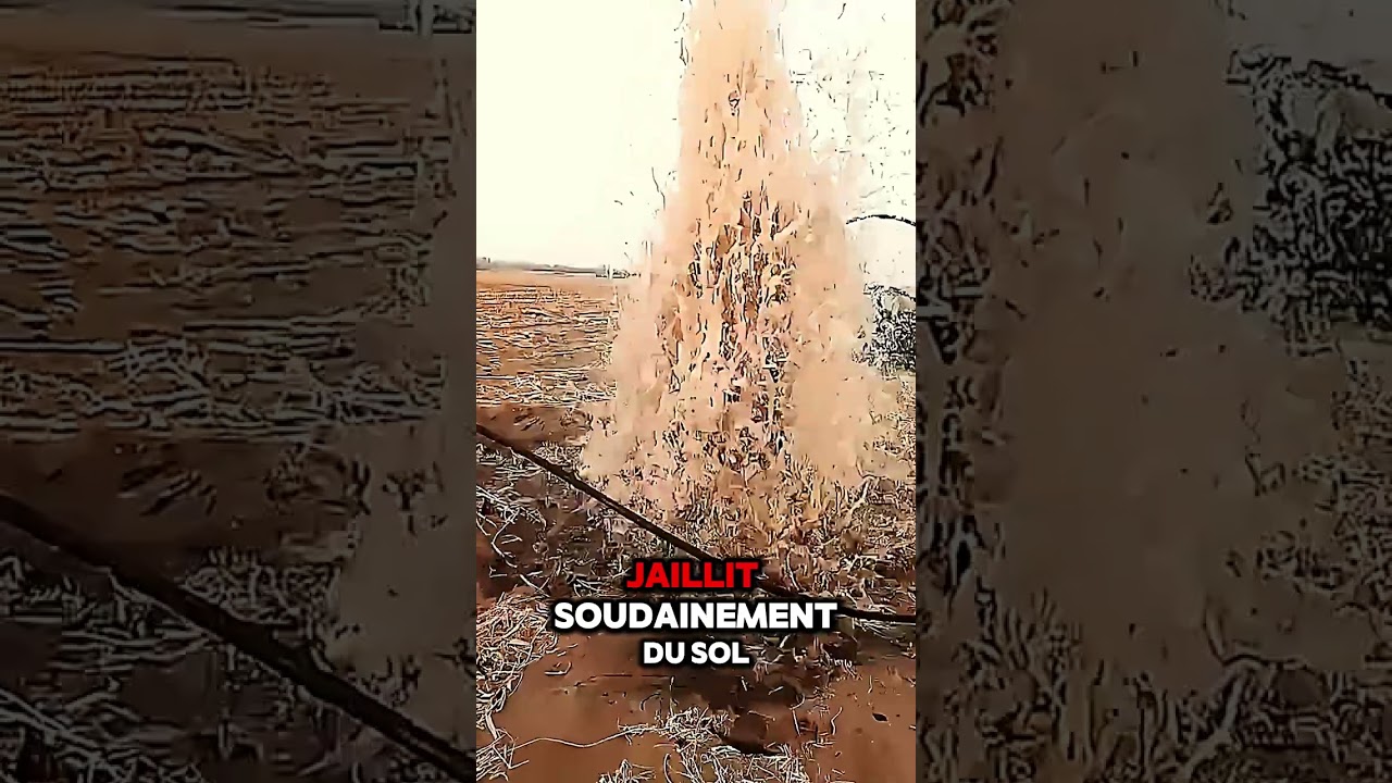 Un Geyser Naturel Jaillit Soudainement en Creusant ! 🌊💥 #geyser #surprise #nature