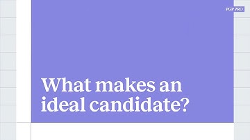 What makes an ideal candidate? | PGP PRO Applications Tips