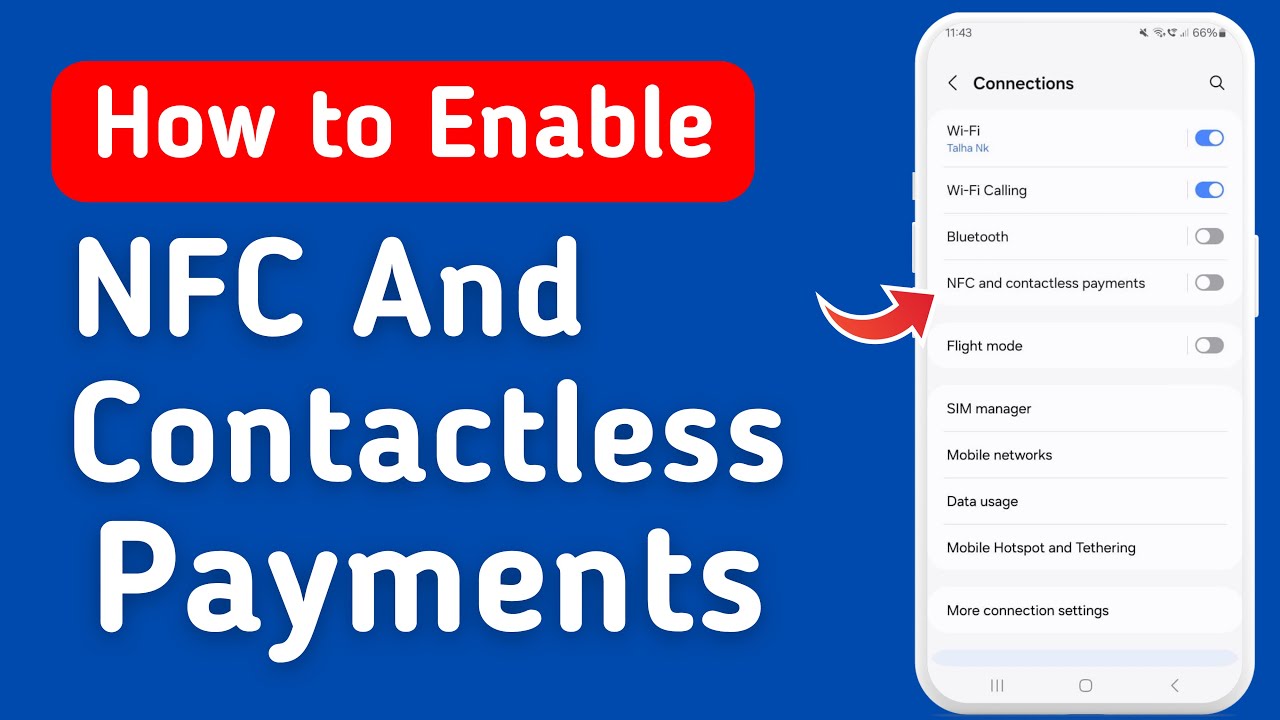 How To Enable Nfc And Contactless Payments On Samsung A15 - YouTube