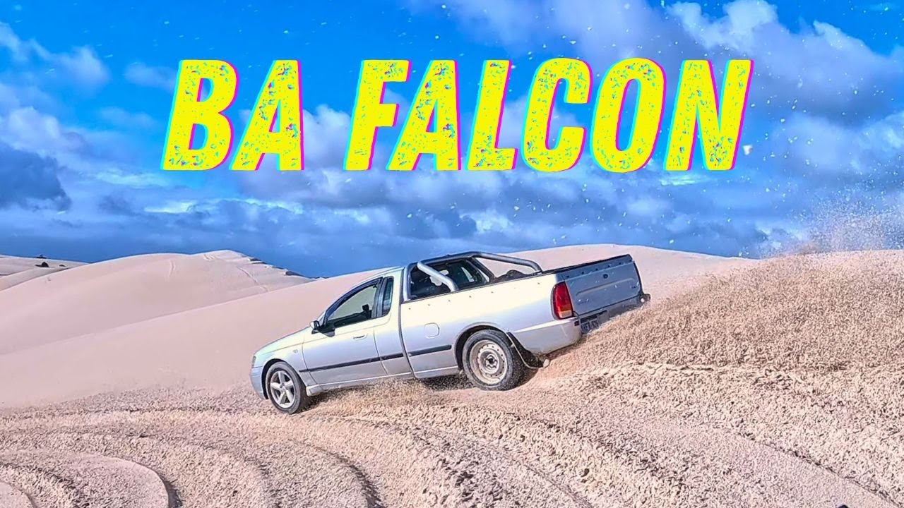 Ford Falcon Drifts Through Lancelin Sand Dunes!