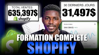 FORMATION SHOPIFY GRATUITE (la plus complète 2026) – Créer une boutique Shopify professionnelle