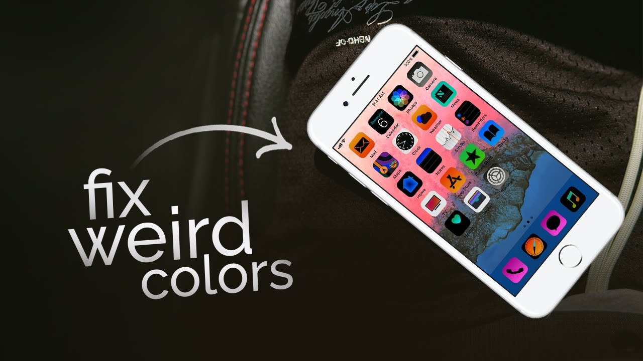 How to Fix Weird Colors on iPhone (tutorial)
