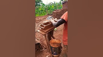 mud brick making process#construction#bricks