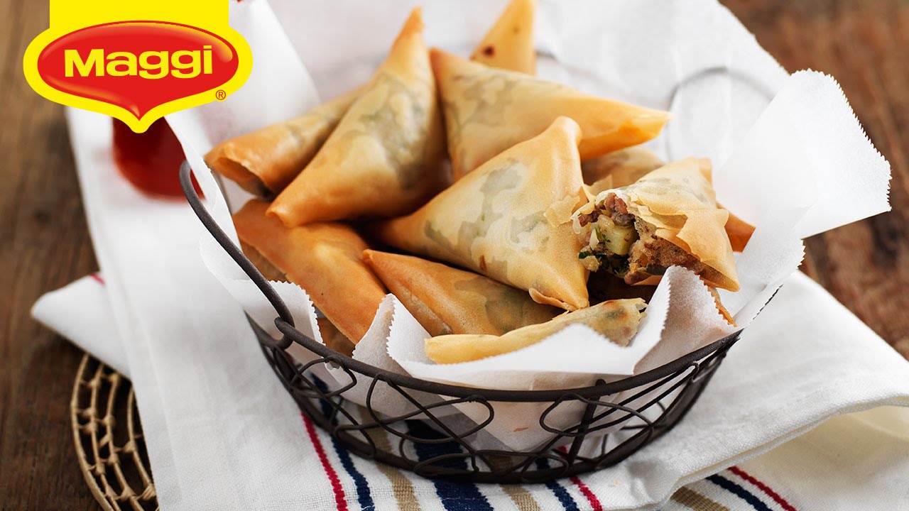 Meat and Potato Samboosak : MAGGI Ramadan Recipes - سمبوسك اللحم