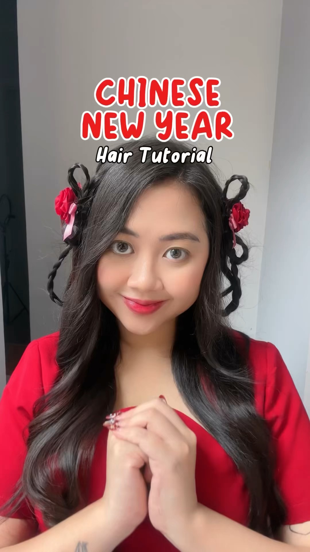 TUTOR RAMBUT IMLEK ?❤️ SEMOGA DAPET BANYAK ANGPAO !! ?✨ | Klara Tania #shorts