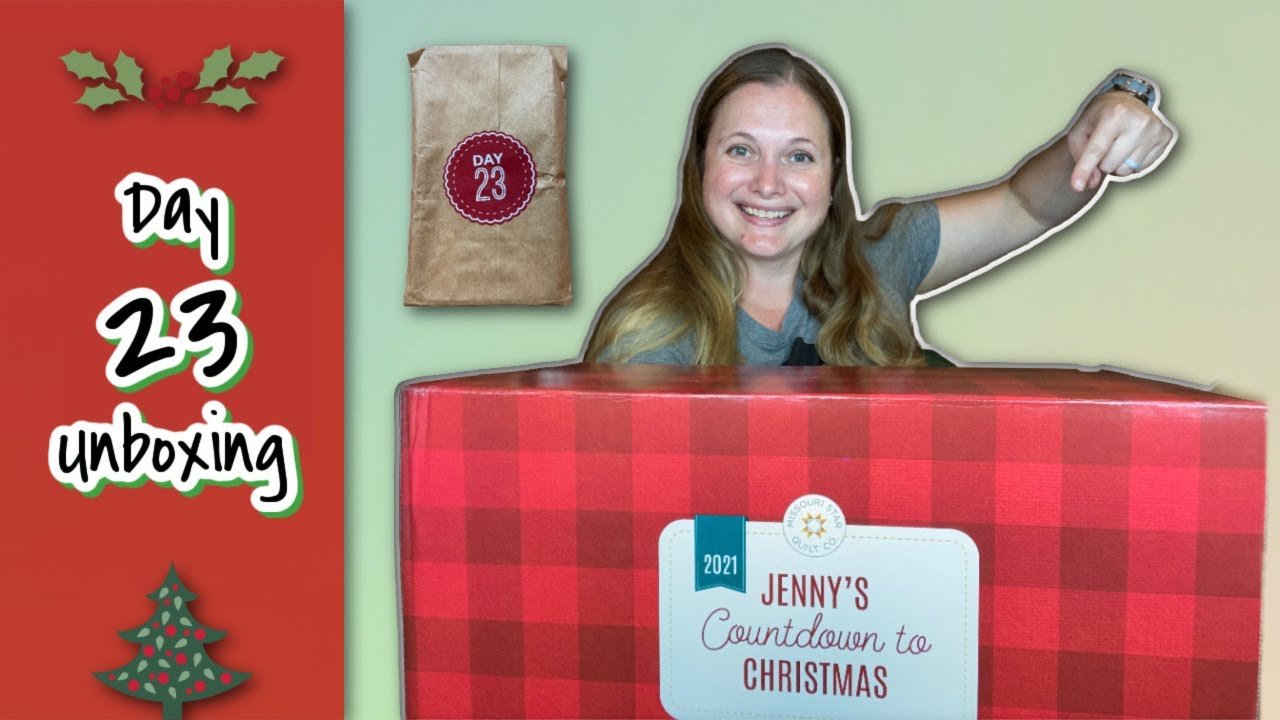 Jenny's Countdown to Christmas advent unboxing day 23 Missouri Star