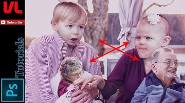 Face swap photo manipulation - Photoshop  Tutorial  Speed Art