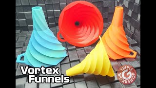 3D Printed VORTEX Funnels Timelapse - Fastest FREE Funnel Ever!