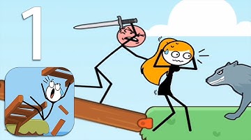 Bridge Puzzle (WEEGOON) - Levels 1- 20 - Gameplay Walkthrough - Funny Stickman Puzzle Game