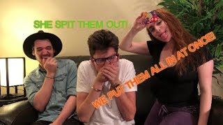 (VOMIT WARNING) Crazy Bean Boozled Jelly Bean Challenge SUPER GROSS