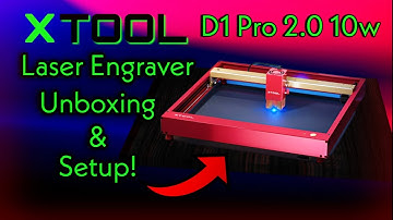 XTOOL D1 PRO Laser Engraver Unboxing and Setup Tutorial!