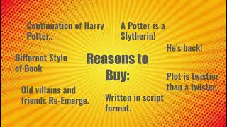Why to buy harry potter and the cursed child for Mrs. Sellers.