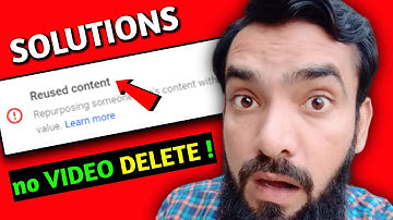 Reused Content Solutions {2022} | Without DELETING Video