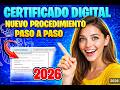 Cómo sacar el CERTIFICADO DIGITAL FNMT paso a paso (2026) | Por Primera vez
