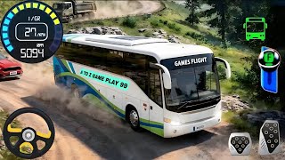 Offroad Bus Driving Simulator -Ultimate Euro Coach Bus Driving Simulator -Android Gameplay. #bus screenshot 5