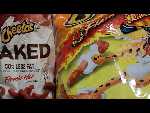 Cheetos Oven Baked Flamin' Hot Cheese Snacks