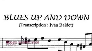 Miniatura del video "Scott Hamilton Plays : Blues up and down (Solo Transcription)"