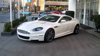 Philip videos a beautiful aston martin dbs in rare pearl white.