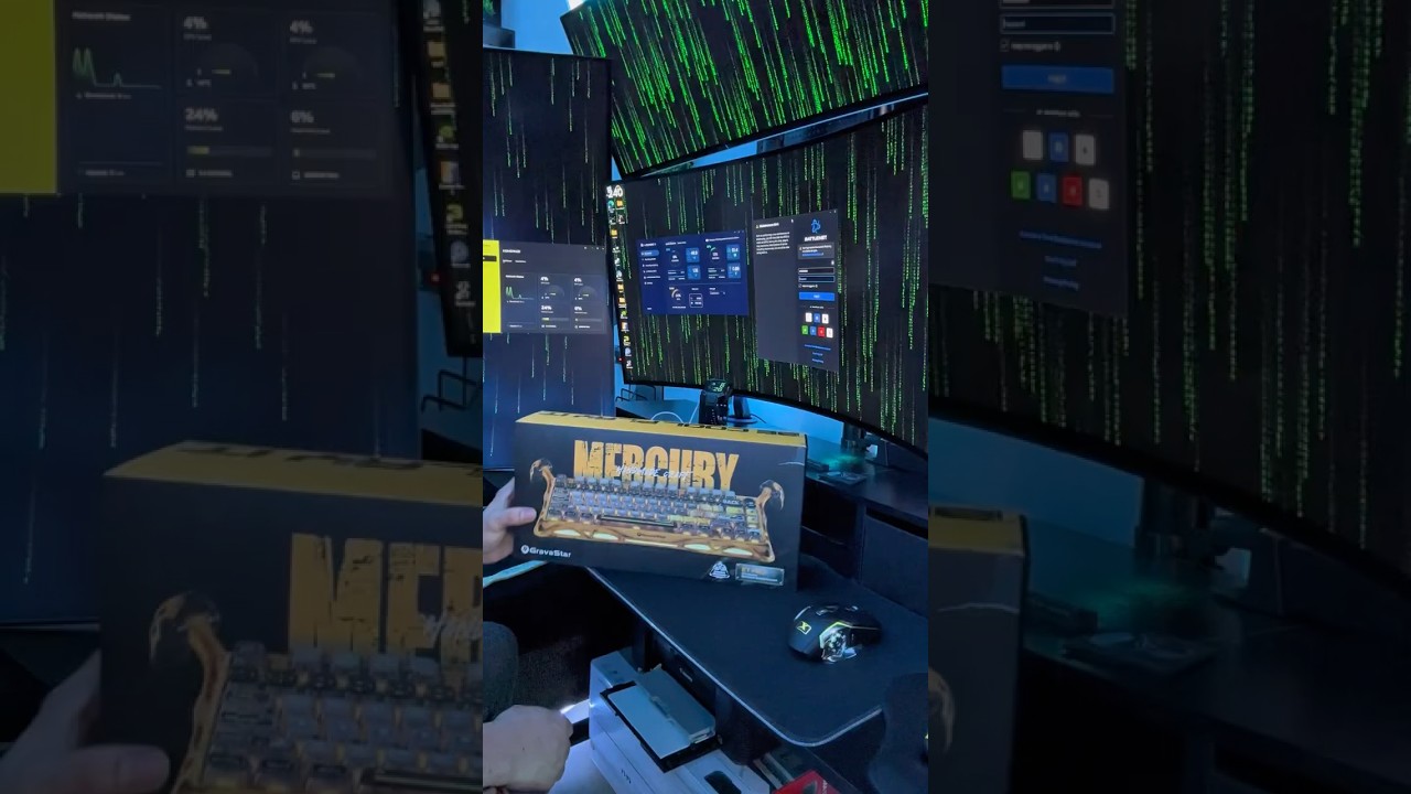 Mercury K1 Pro Wireless Mechanical Keyboard | Aluminum RGB Gaming Keyboard