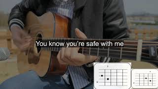 Video thumbnail of "샘김(Sam Kim) - Your song guitar instrumental (기타 반주ㅣMR )"