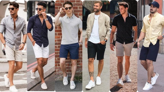 MODA MASCULINA OUTFITS CON BERMUDAS 2021 / TENDENCIAS DE MODA PRIMAVERA  VERANO 