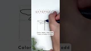You Can Draw This Dragonfly 🐲🪰