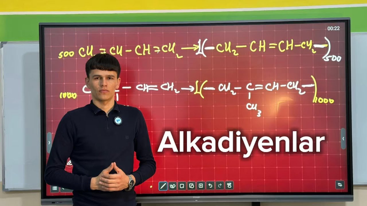 KIMYO Alkadiyenlar mavzusi | Nurlan Ikromovich | COURSERA