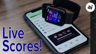 View Live Sports on Siri Watch Face in watchOS 5 screenshot 1