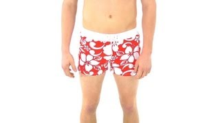 Sauvage The 252 Floral Retro Square Cut Swim Shorts Swimoutlet