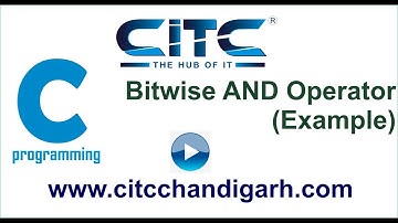 Tutorial video on Bitwise AND operator Example in C language