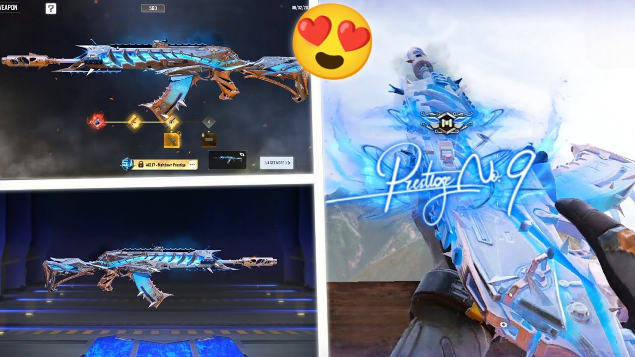 Claiming AK117 - Meltdown Prestige😍 |  AK117 - Meltdown Prestige No:9 in COD Mobile