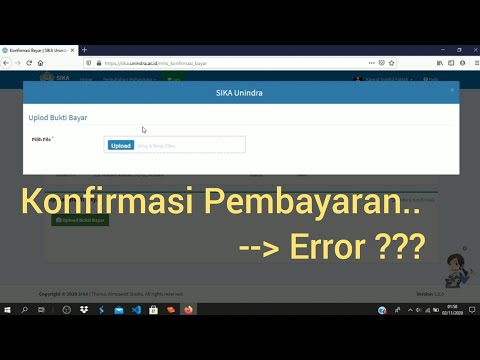 Cara Konfirmasi Pembayaran SIKA Unindra | #unindra