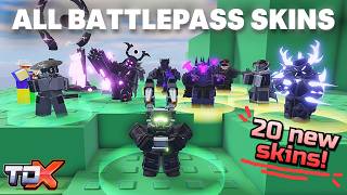 TDX x TB 2 All Battle Pass Skins Showcase