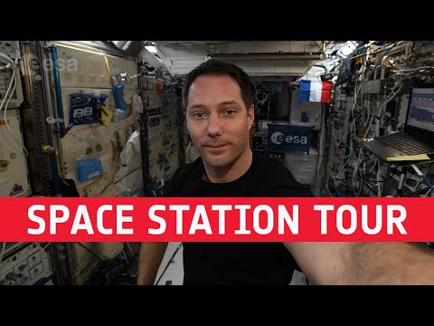 Space Station tour with your guide Thomas Pesquet | 4K [in French with English subtitles available]