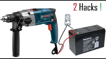 2 Awesome Life Hacks for Drill Machine or Grinder